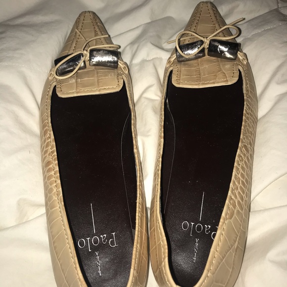 Linea Paolo snakeskin tan loafers size 8 1/2 - Picture 5 of 5